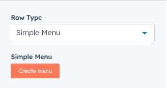Simple Menu