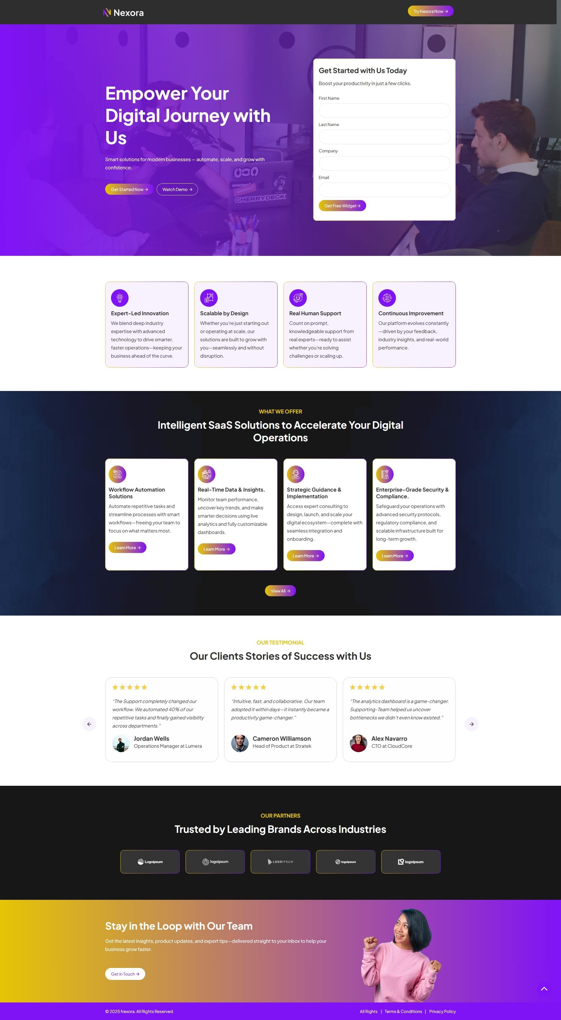 Landing Page